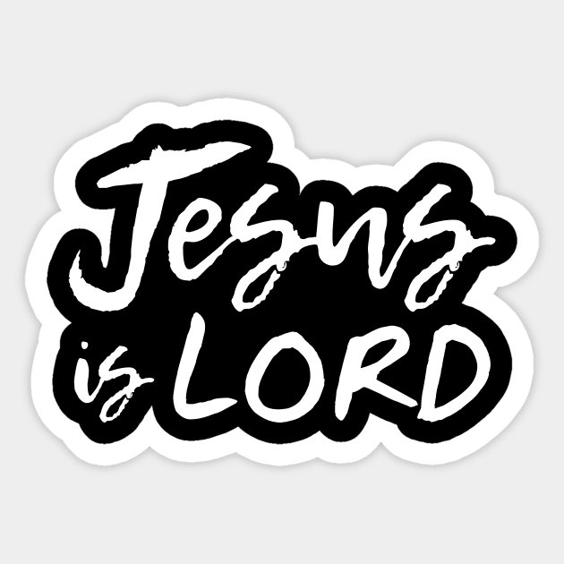 Jesus is LORD script Sticker by timlewis